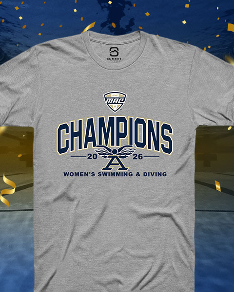 Akron Zips Women’s Swimming & Diving Champions | Shop Now