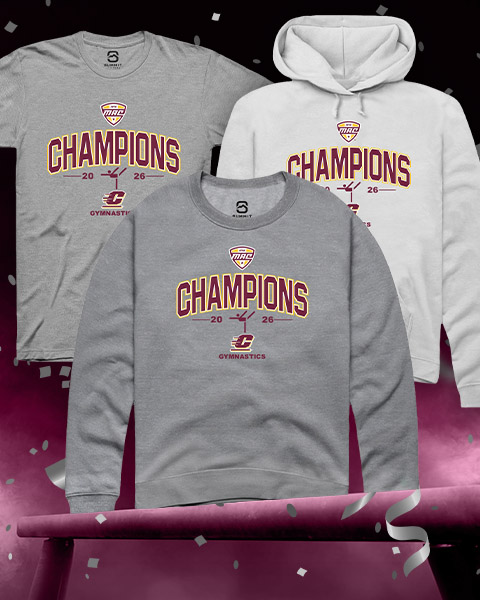 Central Michigan Chippewas MAC Gymnastics Tournament Champions 2026