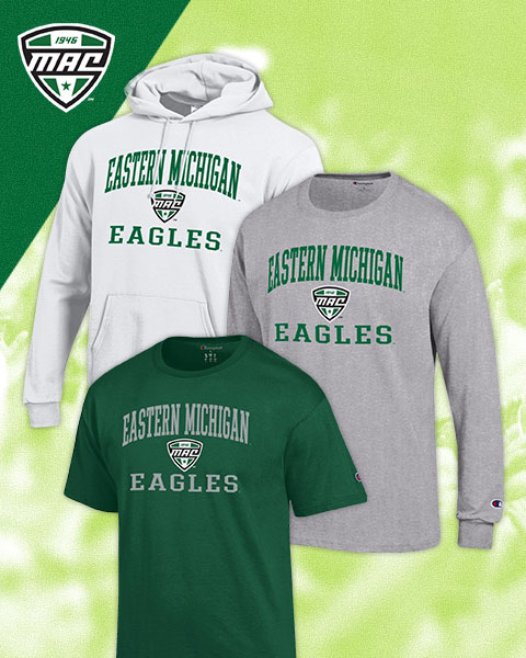 Shop Eastern Michigan Eagles MAC Gear
